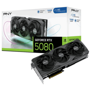 כרטיס מסך PNY GeForce RTX 5080 Triple Fan OC GDDR7 16GB